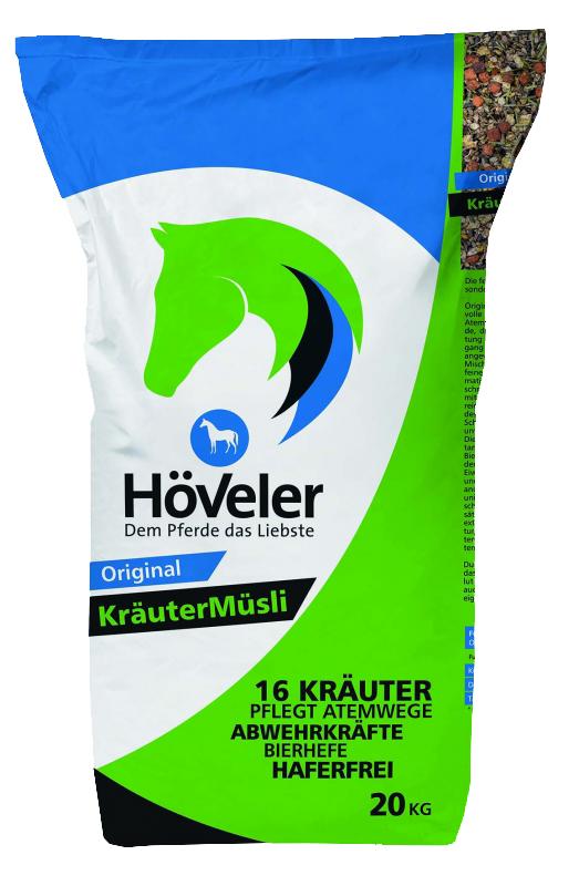 Höveler Kräuter Müsli - Pferdefutter 20 kg