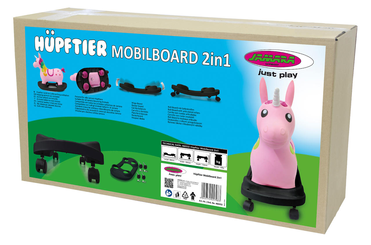 JAMARA Mobil-Board 2in1 für Hüpftiere