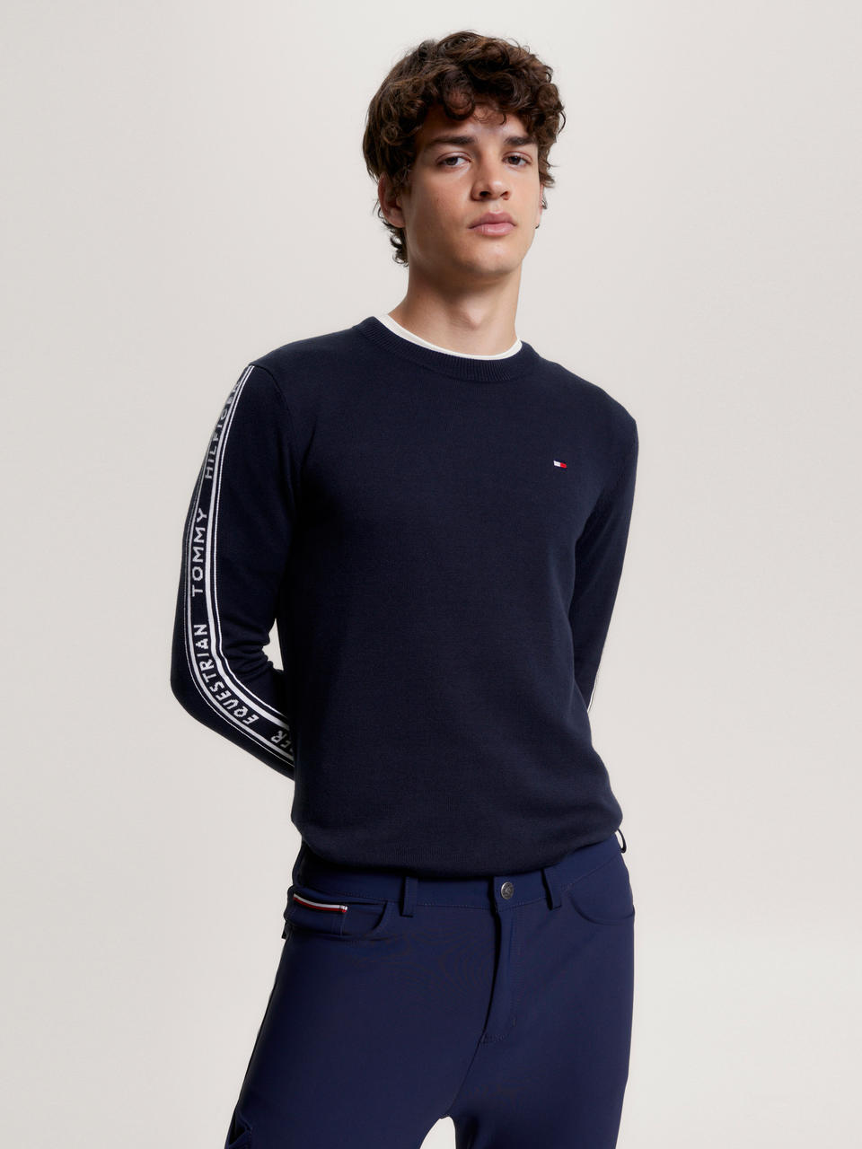 Tommy Hilfiger Men Seattle Jacquard Logo Pullover