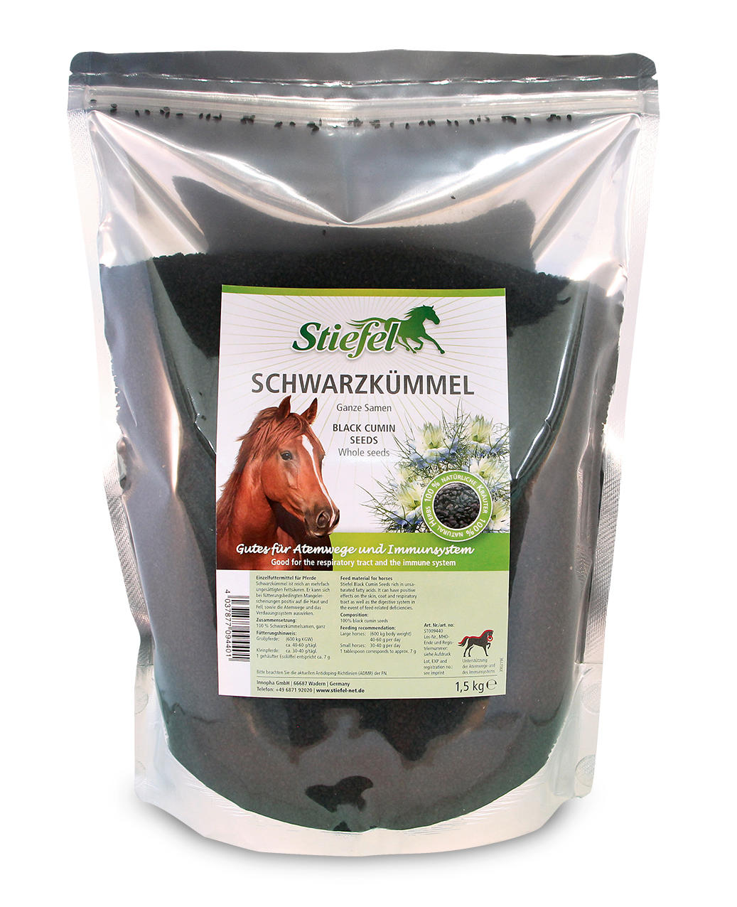 Stiefel Schwarzkümmel Samen 1,5 kg