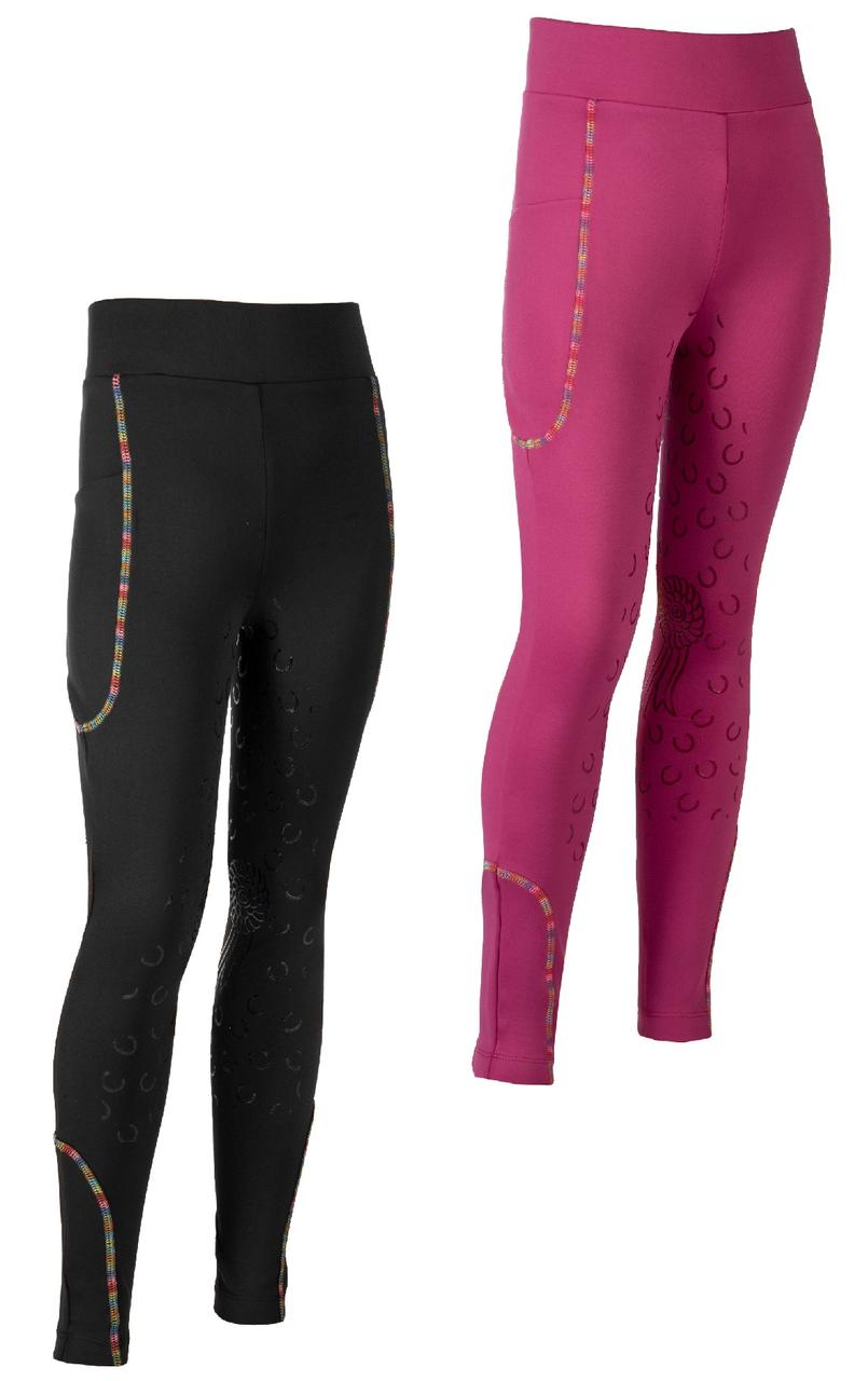 HKM Reitleggings Polly Silikon-Vollbesatz