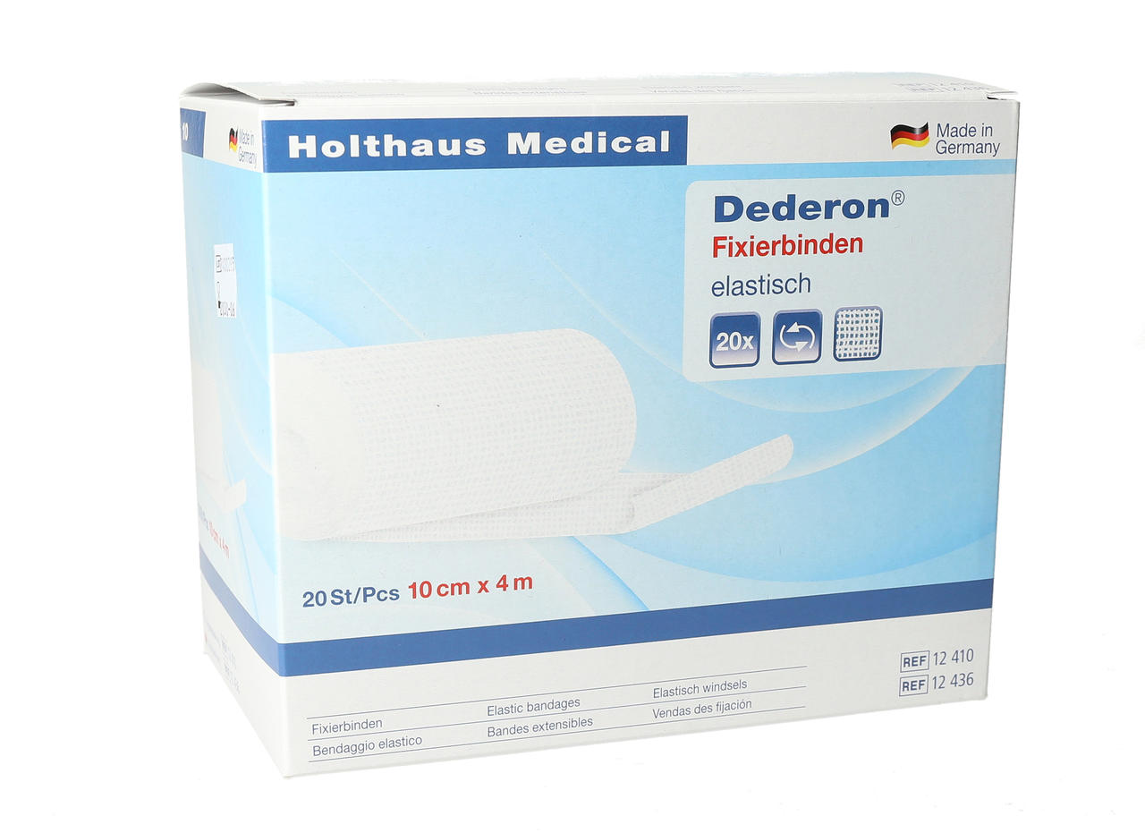 Holthaus DEDERON-Fixierbinde 10cm x 4m - 20 Stück