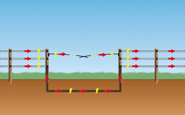 AKO Elektro Viehschranke Electro Gate 1,2 m